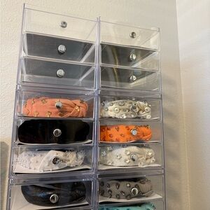 3 CLEAR DRAWER SYSTEM PERFECT FOR HEAD BAND STORAGE SPACE FOR 3 BANDS